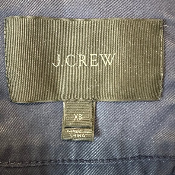 J. Crew Coated Navy Downtown Field Utility Jacket XS - Picture 4 of 15